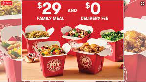 Panda Express Puts Together 29 Family Meal Deal With Free Delivery In 2021 Family Meals Meals Meal Deal