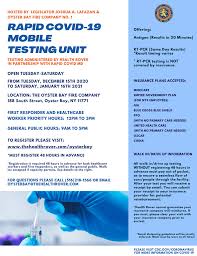 First healthcare compliance hosts emily a. Josh Lafazan Rapid Covid Testing In Our District We Facebook