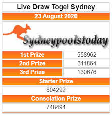 Keluaran Togel Sydney Hari Ini 27 Agustus Sydney 26 Agustus