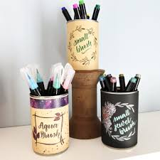 Diy Pen Storage Organization Kelly Creates Simple, clean and muted, this desk organizer is a drawer above your.