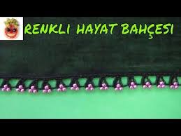 Yapimi Kolay Uc Boncuklu Tig Oyasi Ornegi Orgu Dantel Oya El Isi Lif Youtube Boncuklu Tig Oya Dantel