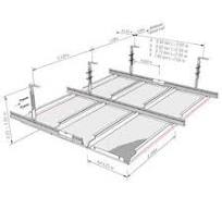 Suspended ceilings Clamping system Baffle ceiling Expanded ...
