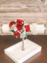 Maybe you would like to learn more about one of these? Red Spray Rose Corsage With Upgraded Wristlet In Beachwood Oh Paradise Flower Market