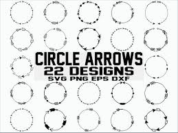 Arrow Circle Svg Arrow Frame Svg Arrow Monogram Svg Tribal Etsy In 2020 Arrow Clipart Clip Art Monogram Svg