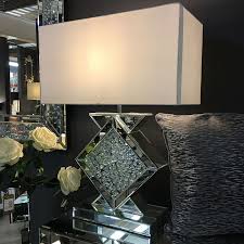 Our shopping cart uses a default freight amount, and. Floating Crystal Clear Glass Table Lamp 20 Picture Perfect Home