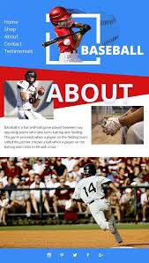Sports Website Design Inspiration Website Page Made With A Bright Color Palette And Sportsman Photo Web Design Sports Website Website Design Inspiration