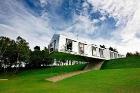 The best 'type' for the environment is reclaimed corrugated metal. Modern Metal Homes That Are Blindingly Beautiful Loveproperty Com