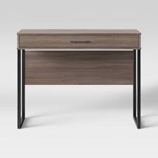 Select one now and buy! Mixed Material Writing Desk Gray Room Essentials Target