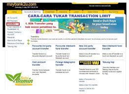 Panduan cara tukar limit maybank2u untuk transfer duit, penggunaan kad dan juga pengeluaran wang dari atm. Cara Tukar Transaction Limit Maybank2u Vitamin Wawa Pengedar Shaklee Aktif
