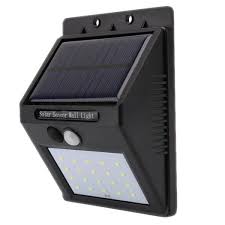 Led Solar Powered Motion Sensor Security Light Wu Cart