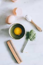 A Matcha Green Tea Hair Mask Rinse For Healthy Shiny Hair Green Tea For Hair Hair Mask Healthy Shiny Hair