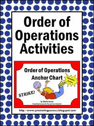 Promoting Success Order Of Operations Rap Songs And Activities