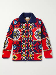 Pattern attributes and techniques include: Multi Intarsia Wool And Alpaca Blend Cardigan Gucci Mr Porter