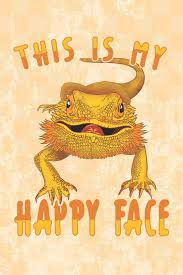 That is, just pinch his skin and if it stays in the pinched position then they need some fluid. This Is My Happy Face Bearded Dragon Notebook 120 Lined Pages 6 X 9 Amazon De Ectotherm Publications Fremdsprachige Bucher