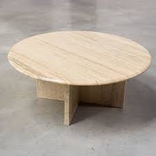 Our round travertine coffee table compliments rustic, tuscan, mediterranean, modern mexican designs, and eclectic furniture aesthetics. Mid Century Round Travertine Coffee Table 1970s For Sale At Pamono Table Basse Travertin Table Basse Vintage