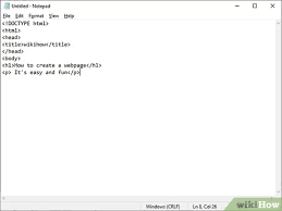 How To Create A Simple Web Page With Html 9 Steps With Pictures