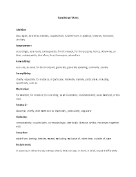 Transitional Words Common Core Writing Transition Words For Essays Transition Words Worksheet