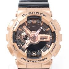 Men's g xl series quartz watch strap, wr shock resistant resin color: Casio G Shock Black Rose Gold Watch 26498 All Your Bliss