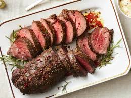 Beef tenderloin, which gets cut from the cow's loin, contains the filet mignon. Dinner Party Recipe Peppercorn Beef Tenderloin With Horseradish Sauce