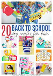 Unbeelievable year bee craft from lessons for little ones. 20 Awesome Back To School Crafts For Kids To Make And Gift Artsy Craftsy Mom