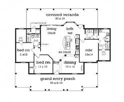 Cottage Style House Plan 2 Beds 2 Baths 1516 Sq Ft Plan 45 368 Cottage House Plans Southern House Plans Country Cottage House Plans