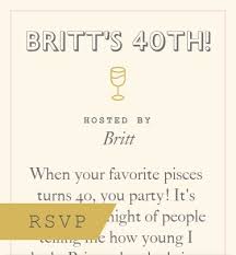 Saturday, july 19th, 2018 at 7:00 p.m. Milestone Birthday Invitations Send Online Instantly Rsvp Tracking