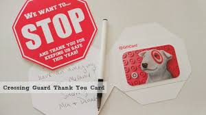 How to get your bsis security guard card sign up for acs guard card classes before obtaining a california guard card, you must first complete eight hours of bureau of security, investigative services (bsis) courses. Crossing Guard Thank You Card Diy Teacher Gifts Thank Card Teacher Treats