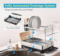 Amazon.com - SUNLY 2 Tier Dish Drying Rack, Extra Large Dish ...