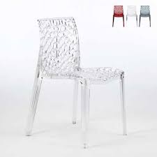 Chaise Salle A Manger Cafe Bar Restaurant Jardin Polypropylene Empilable Design Wedding Holes Messina En 2020 Chaise Salle A Manger Chaise Transparente Et Salle A Manger
