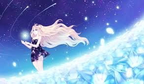 Have You Heard The Stories Of The Wind During A Snow Storm A Violin And A Girls Voice Can Be Heard Echoing Through The Wind Anime Anime Galaxy Manga Anime