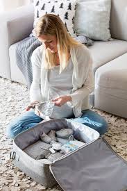 Valise De Maternite Gris Confeti Valise Maternite Maternite Tout Pour Bebe