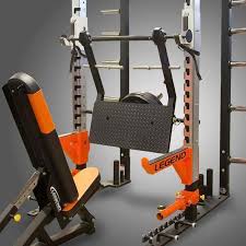 Leg Press Power Rack Attachment By Legend Homegymdecor Home Made Gym Home Gym Design At Home Gym