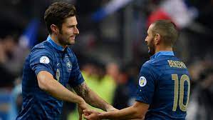 Benzema's international exile has been met with fierce criticism from the france support as they have lashed out at deschamps' no.1 striker olivier giroud, as result. Benzema Relaxed About Reuniting With Giroud In France National Team Despite Previous Go Kart Comments Goal Com
