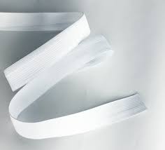 White knitted elastic 3/4 inch width roll. 3 4 Knit Elastic White Shop