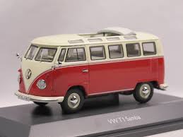 Rare 66 riviera camper dry og paint,interior,tent. Schuco 1963 Vw T1 Samba Bus Rot Beige Modellauto 1 43 Neu Ovp