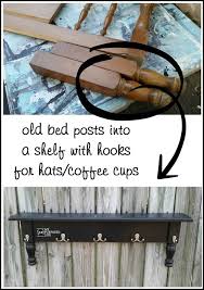 If every day is starting to feel the same (relatable), these fun gadgets will break up the monotony and make your day a little more fun. Diy Repurposed Bedpost Wall Shelf My Repurposed Life Rescue Re Imagine Repeat