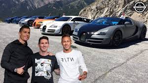 Neymar car collection , private yacht & private jet. Ronaldo Messi Neymar Cars Collection 2017 Youtube
