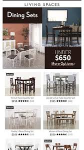 Discover how to get the look in your home with this gallery of gorgeous kitchen, dining and living zones. Dining Sets Under 650 Living Spaces Email Archive