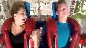 Funny girls slingshot roller coaster ride fails. People Passing Out On Roller Coasters