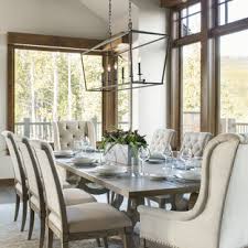 The hart rectangular dining table has a welcoming farmhouse style. Dining Table Decor Ideas Houzz
