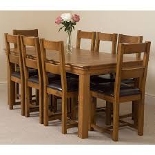 Shop from the world's largest selection and best deals for dining room rustic table & chair sets. French Chateau Oak Dining Set 180cm 8 Lincoln Chairs