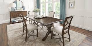 Abbey Court Brown 5 Pc Dining Room Dining Room Sets Brown Dining Table Dining Table Dimensions