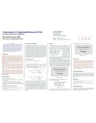 The global community for designers and creative professionals. Latex Templates Conference Posters