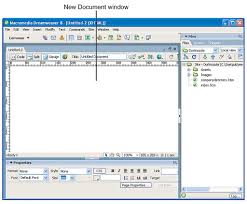 Building a Web Page in Dreamweaver 8 | Creating a New Document | InformIT