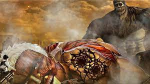 Its preferred method of combat was to sling crushed boulders at its enemies, using its tremendous wingspan to whip fragments of rocks at dizzying and fatal speeds. Attack On Titan 2 Final Battle Beast Titan Zeke Gameplay Boss Fight Vs Armored Titan Youtube