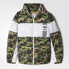 Adidas Id96 Down Jacket Bape Bape Outfits Bape Jacket Colorful Jacket