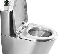 304 Stainless Steel Commercial Toilet,Bathroom High ...