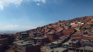 Colombia city bogota slums neighbourhood latinoamerica painting architecture illustration painting art decor war fine art print giclee. Aerial Bogota Slum Poverty Colombia Stock Footage Video 100 Royalty Free 25544414 Shutterstock