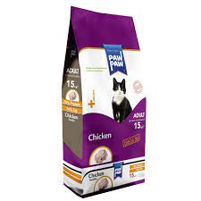 paw paw tavuklu yeti kin kedi mamas 15 kg vitaminler kedi beslenme