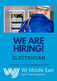 Electrician Uae Openings In 2020 Electrician Water Management Job
